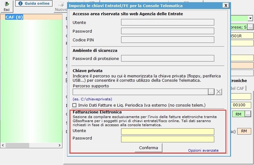 ambiente sicurezza entratel scaricare